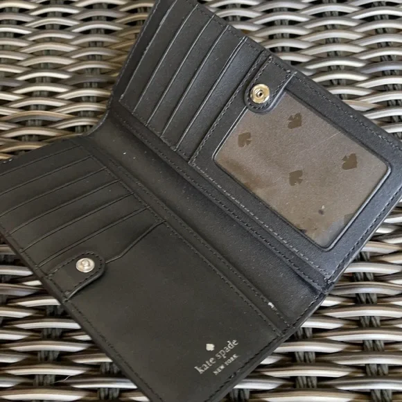 Kate Spade Staci Colorblock Large Slim Bifold Wallet - Picture 14 of 16